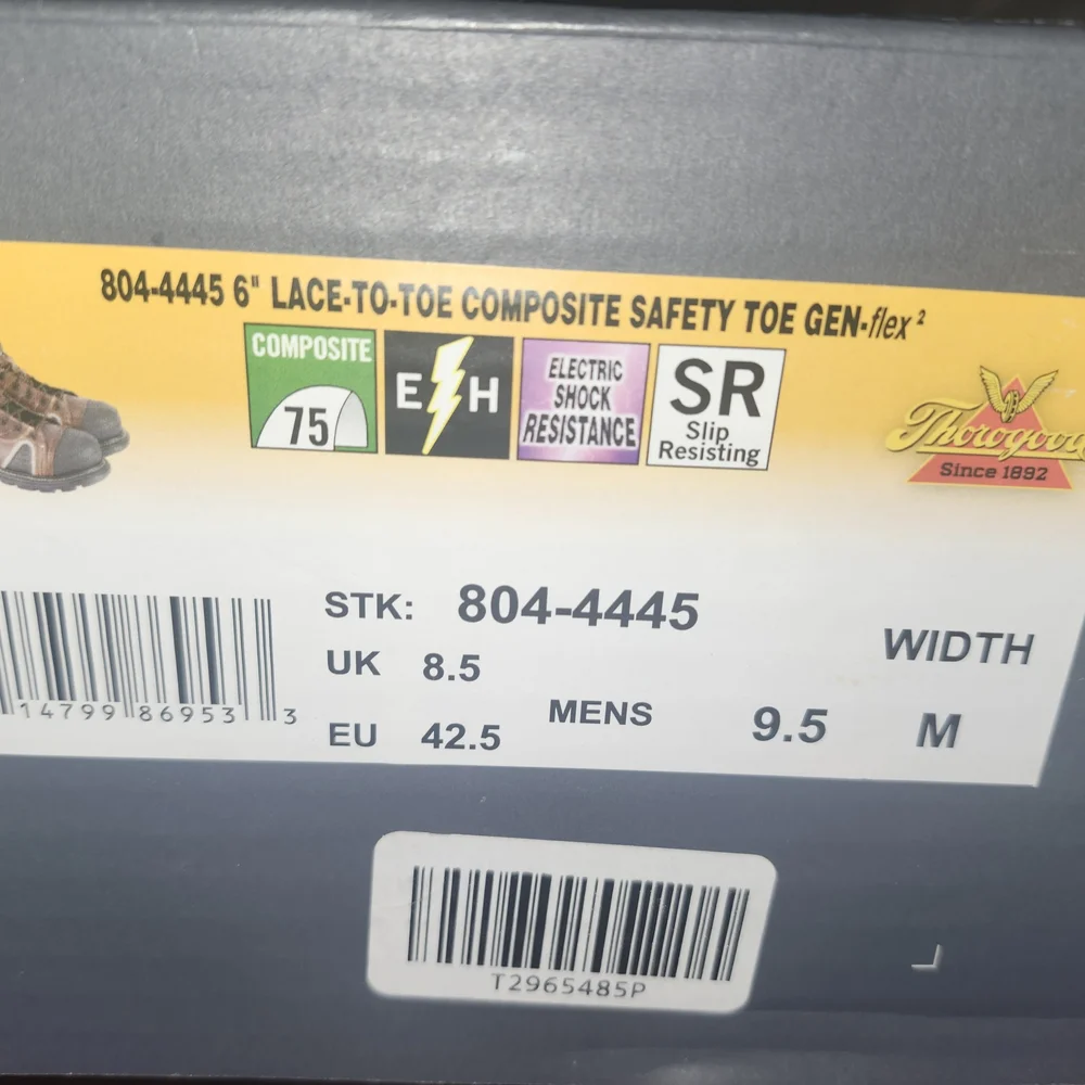 Timberland Men's Brown and Black Outdoor Boots - Picture 3 of 4